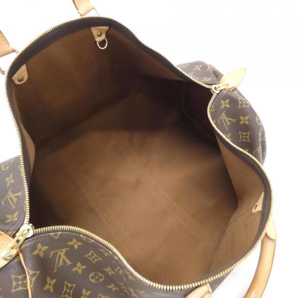 LOUIS VUITTON Brown Monogram Keepall 55 Boston Bag - Picture 6 of 7